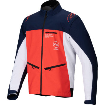 ALPINESTARS Lite-Dura Softshell Jacket - Navy/Orange/White - Large 3700225-7162-L