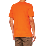 100% Icon T-Shirt - Orange - Large 20000-00042