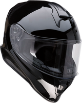 Z1R Youth Warrant Motorcycle Helmet - Gloss Black - Medium 0102-0243