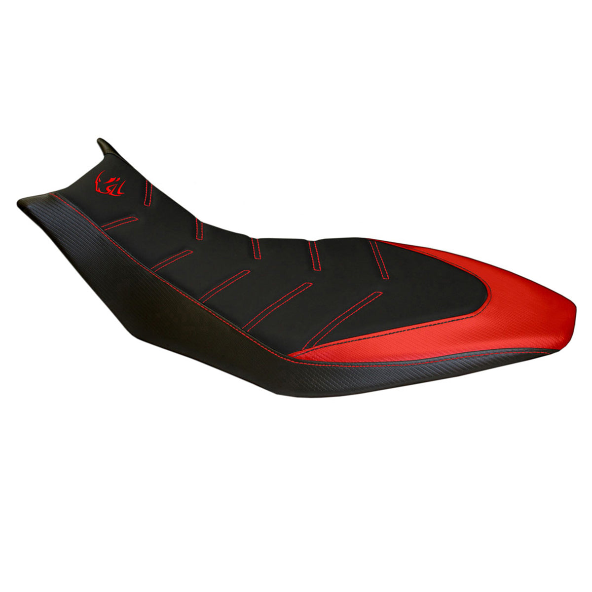 Aprilia Dorsoduro 750 900 1200 2010-2020 Seat Cover Tappezzeria Comfort Red