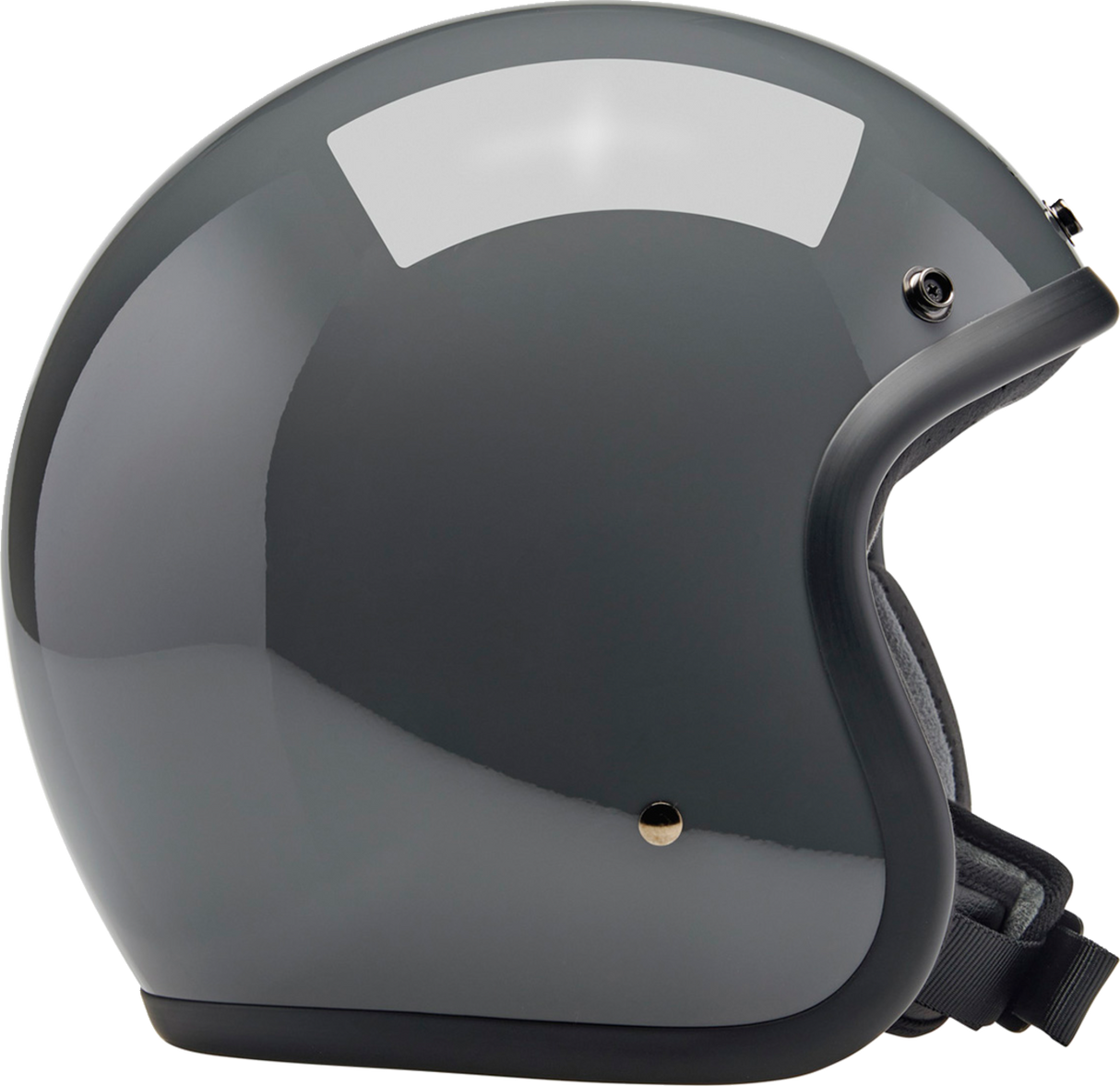 BILTWELL Bonanza Motorcycle Helmet - Gloss Storm Gray - Small 1001-165-202