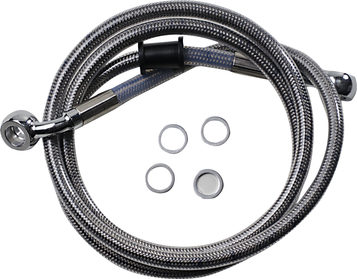 DRAG SPECIALTIES Brake Line - +2" - Stainless Steel - XL 618763-2