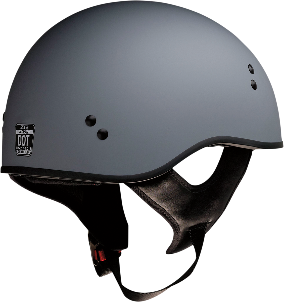 Z1R Vagrant Motorcycle Helmet - Primer Gray - Small 0103-1294