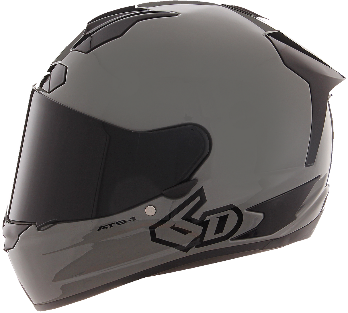 6D ATS-1R Motorcycle Helmet - Gloss Gray - Small 30-0975