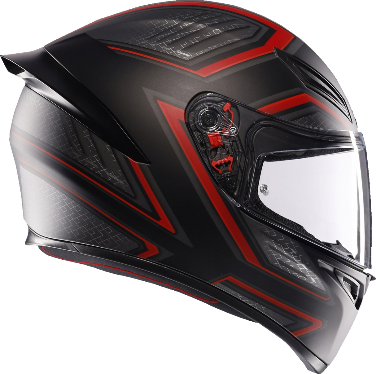 AGV K1 S Motorcycle Helmet - Sling - Matte Black/Red - Small 2118394003-038-S