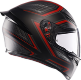 AGV K1 S Motorcycle Helmet - Sling - Matte Black/Red - Small 2118394003-038-S