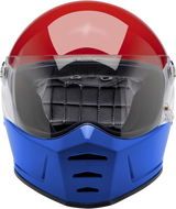 BILTWELL Lane Splitter Motorcycle Helmet - Gloss Podium Red/White/Blue - XS 1004-549-101