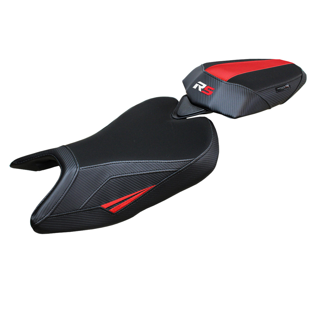 Aprilia RS 457 2023 2024 Seat Cover Tappezzeria Comfort Red Black