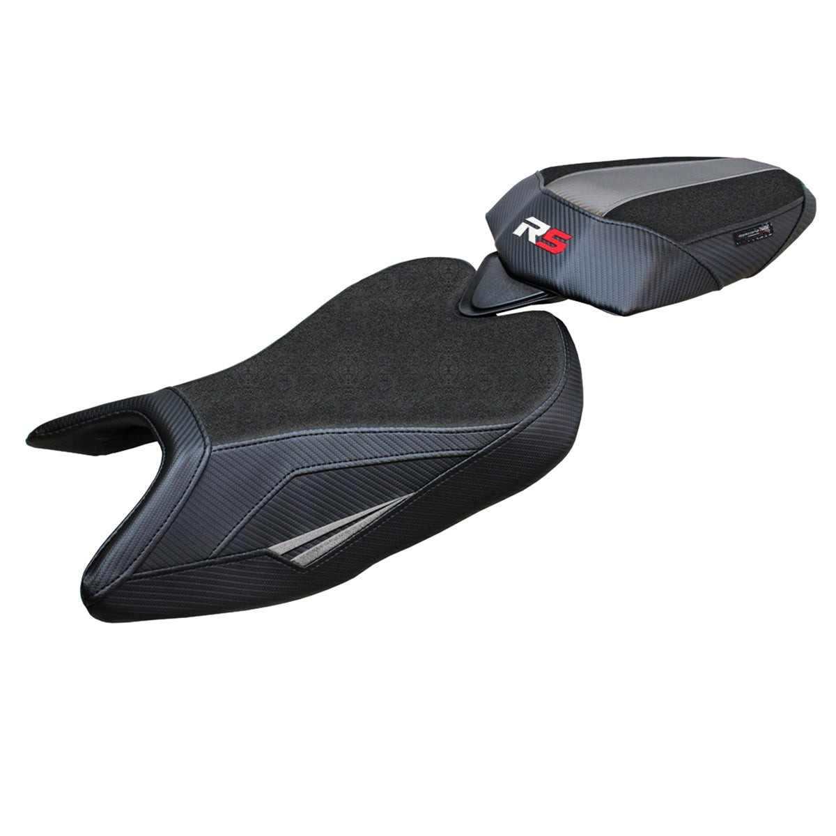 Aprilia RS 457 2023 2024 Seat Cover Tappezzeria Ultragrip Grey Black