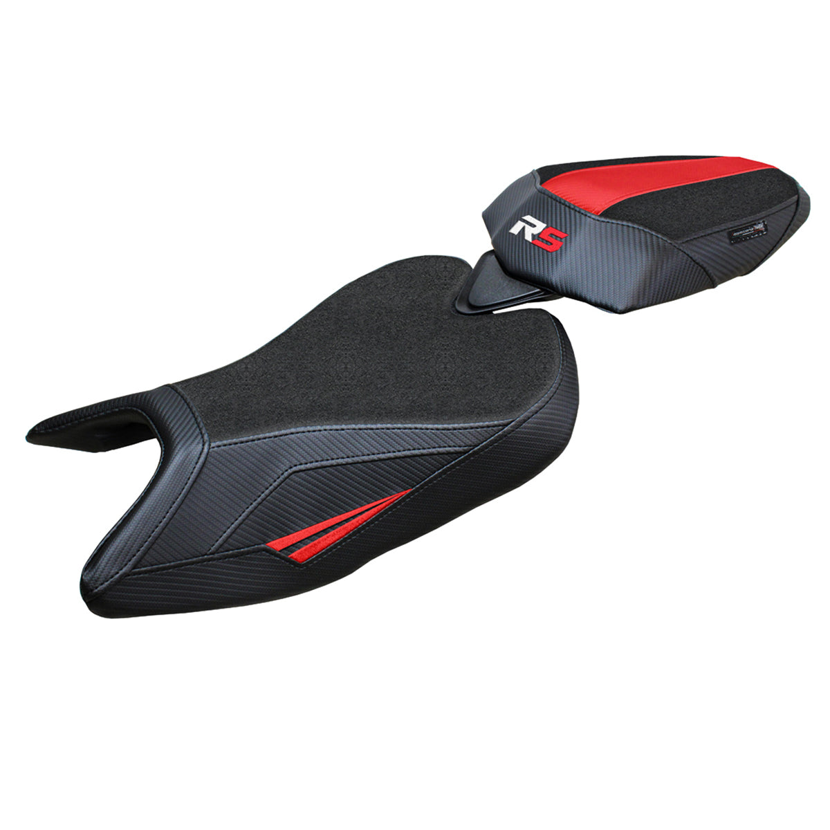 Aprilia RS 457 2023 2024 Seat Cover Tappezzeria Ultragrip Red Black