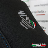 Aprilia Tuareg 660 2021-2023 Seat Cover Tappezzeria Comfort Ultragrip Blue Black