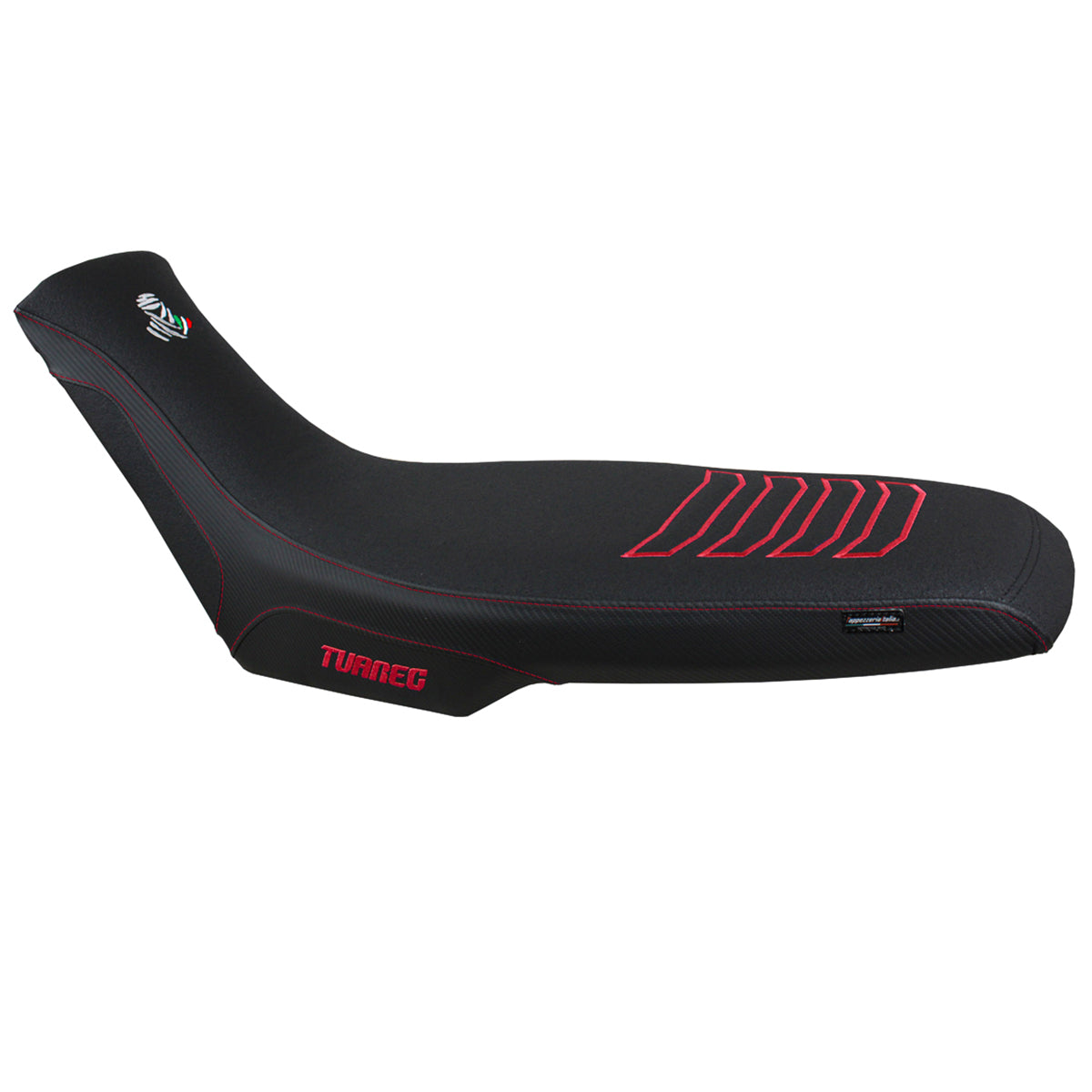 Aprilia Tuareg 660 2021-2023 Seat Cover Tappezzeria Comfort Ultragrip Red Black