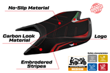 Aprilia RSV4 2021 2022 2023 Seat Cover Tappezzeria Ultragrip Red Black