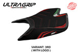 Aprilia RSV4 2021 2022 2023 Seat Cover Tappezzeria Ultragrip Red Black