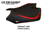 Aprilia RSV4 2009-2018 2019 2020 Seat Cover Tappezzeria Ultragrip Red Black