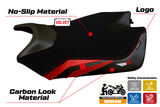 Aprilia RSV4 2009-2018 2019 2020 Seat Cover Tappezzeria Velvet Red Black