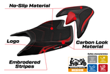 Aprilia Tuono V4 2021 2022 2023 Seat Cover Tappezzeria Ultragrip Red Black