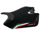 Aprilia Tuono V4 2011-2019 2020 Seat Cover Tappezzeria Velvet Italy Flag Black