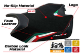 Aprilia Tuono V4 2011-2019 2020 Seat Cover Tappezzeria Velvet Italy Flag Black