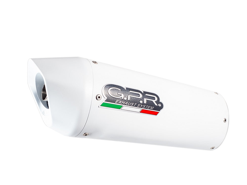 GPR Exhaust for Beta RR 125 Enduro Lc 4t 2010-2018, Albus Ceramic, Slip-on Exhaust Including Removable DB Killer and Link Pipe