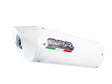 GPR Exhaust System Yamaha Yzf R6 1999-2002, Albus Ceramic, Slip-on Exhaust Including Removable DB Killer and Link Pipe