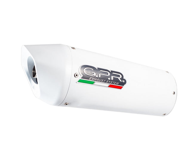 GPR Exhaust System Zontes Zt 125 G1 - U - U1 - Z2 2020-2023, Albus Ceramic, Full System Exhaust, Including Removable DB Killer