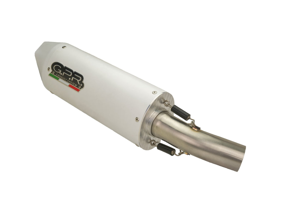 GPR Exhaust System Husqvarna TE 630 E - SMS 630 - Smr 630 2010-2014, Albus Ceramic, Dual slip-on Including Removable DB Killers and Link Pipes