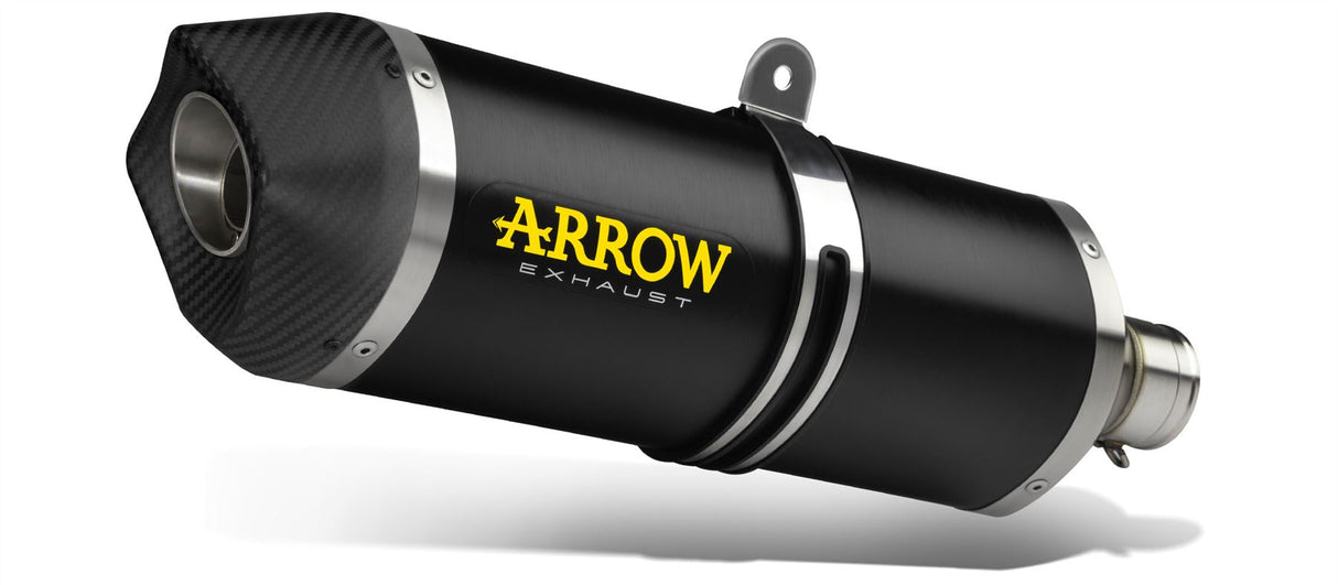 Arrow Race-Tech Exhaust, Aluminum Dark for Kawasaki Z650 Ninja 650 2017-2020 71854AKN