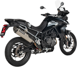 Triumph Tiger 850 / 900 / GT / Rally 2020-2024 Exhaust, Akrapovic Slip-On Muffler in Titanium and Carbon Fiber S-T9SO3-HRT