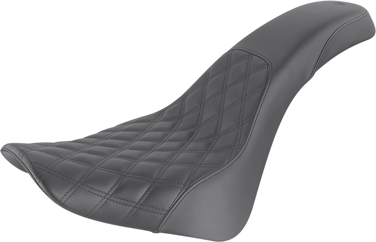 SADDLEMEN Profiler Seat - Front Lattice/Rear Smooth - Black 818-33-149