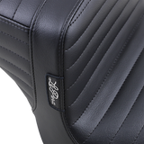 LE PERA Tailwhip Seat - Pleated - Black - XL '10-'22 LK-586PT