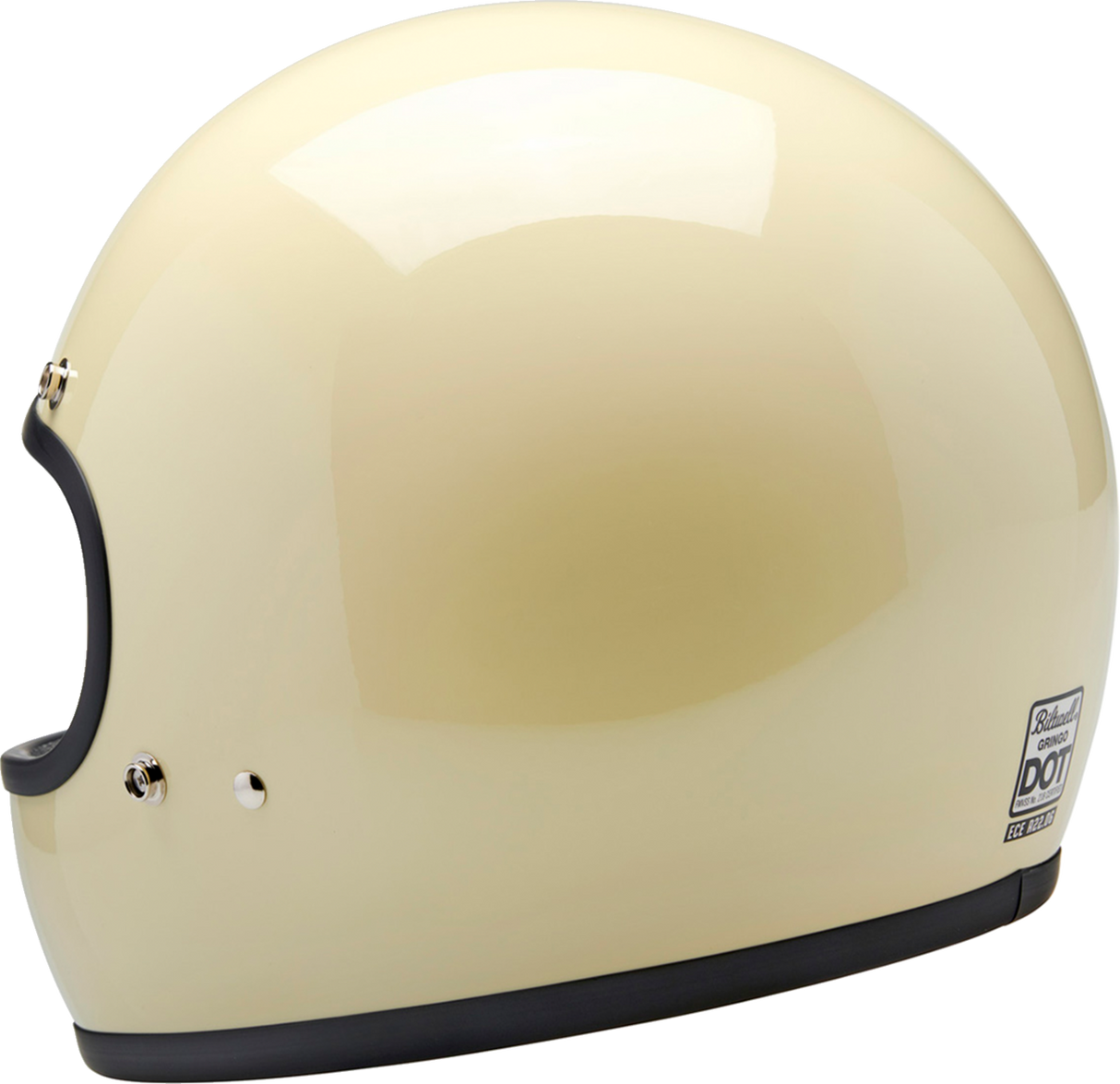 BILTWELL Gringo Motorcycle Helmet - Gloss White - Small 1002-102-502