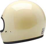 BILTWELL Gringo Motorcycle Helmet - Gloss White - Small 1002-102-502