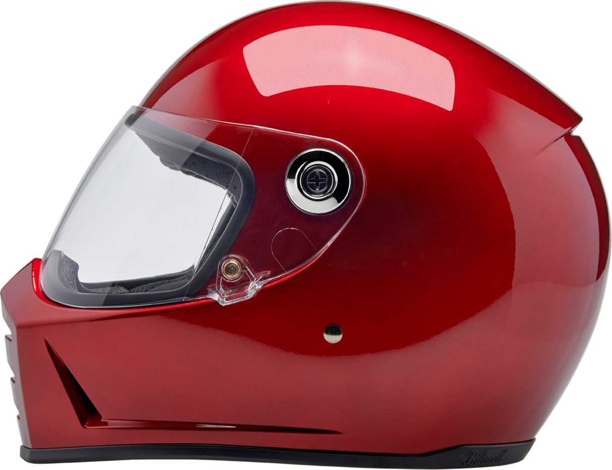 BILTWELL Lane Splitter Motorcycle Helmet - Metallic Cherry Red - Medium 1004-351-503