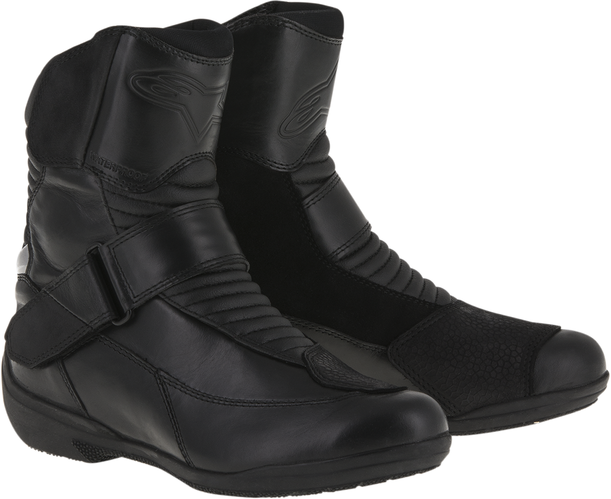ALPINESTARS Women Stella Valencia Waterproof Boots - Black - US 8.5 / EU 40 2442216-10-40