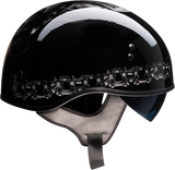 Z1R Vagrant Motorcycle Helmet - FTW - Black/Gray - Small 0103-1319