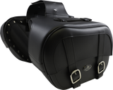 SADDLEMEN Drifter Saddlebags with Shock Cutaway - Black 3501-0576