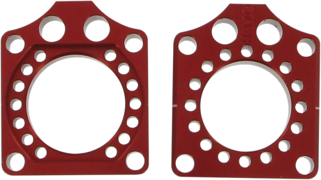 PRO CIRCUIT Axle Blocks - Honda CRF250R/CRF450R - Red HAB09