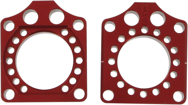 PRO CIRCUIT Axle Blocks - Honda CRF250R/CRF450R - Red HAB09