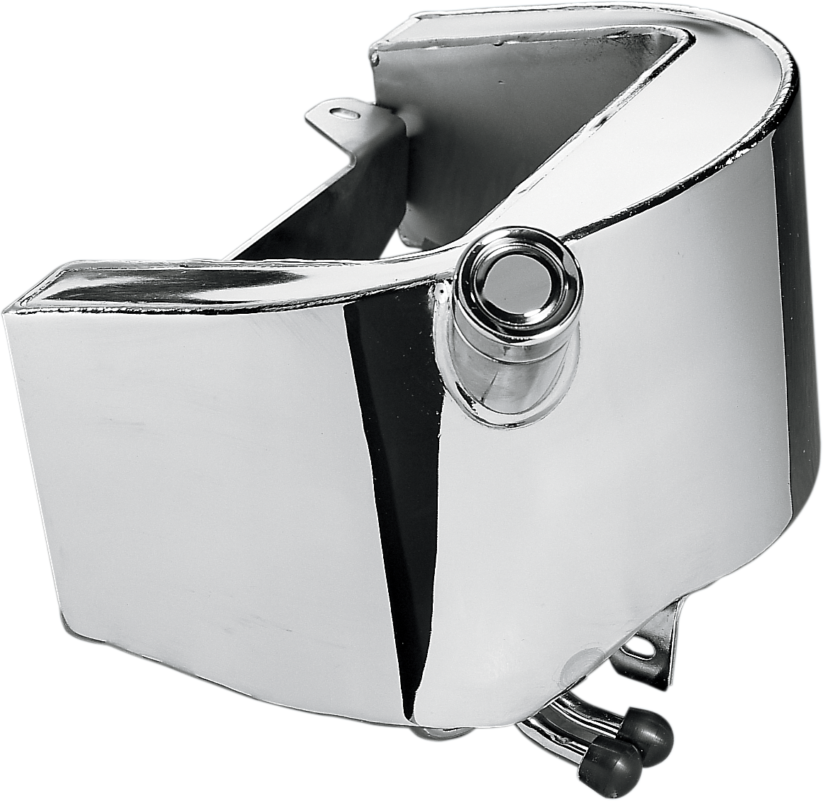 DRAG SPECIALTIES Side Fill Oil Tank - Chrome - 89'-99' Softail  74761A