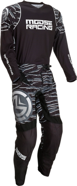 MOOSE RACING Qualifier Pants - Black/White - 30 2901-10037