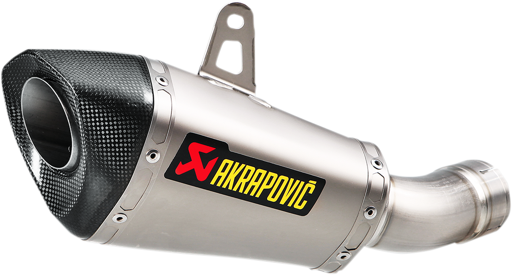 Kawasaki ZX10R 2016-2020 Exhaust Akrapovic Slip-On in Titanium and Carbon Fiber S-K10SO17-ASZ