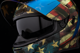 OPEN BOX NEW ICON Airform™ Motorcycle Helmet - Old Glory - XS 0101-14782