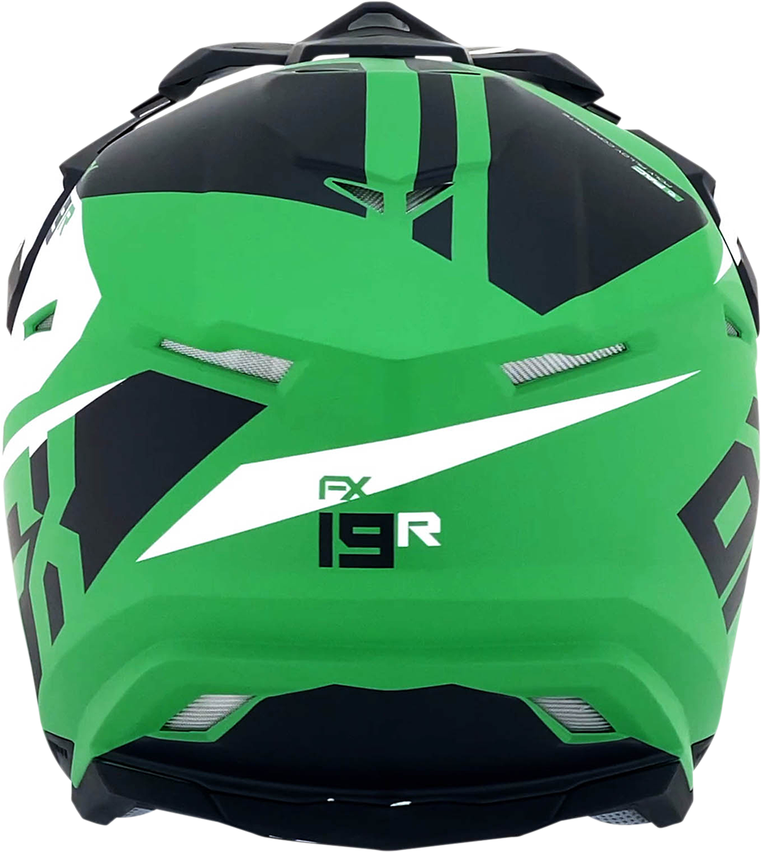 AFX FX-19R Motorcycle Helmet - Racing - Matte Green - Large 0110-7080