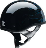 Z1R CC Beanie Motorcycle Helmet - Hellfire - Blue - Small 0103-1332