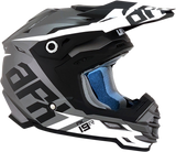 AFX FX-19R Motorcycle Helmet - Racing - Frost Gray - Medium 0110-7074