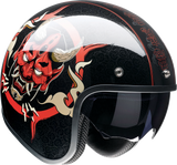 Z1R Saturn Motorcycle Helmet - Devilish - Gloss Black/Red - Small 0104-2877