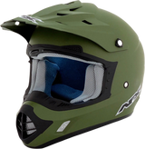 AFX FX-17 Motorcycle Helmet - Flat Olive Drab - Medium 0110-4448