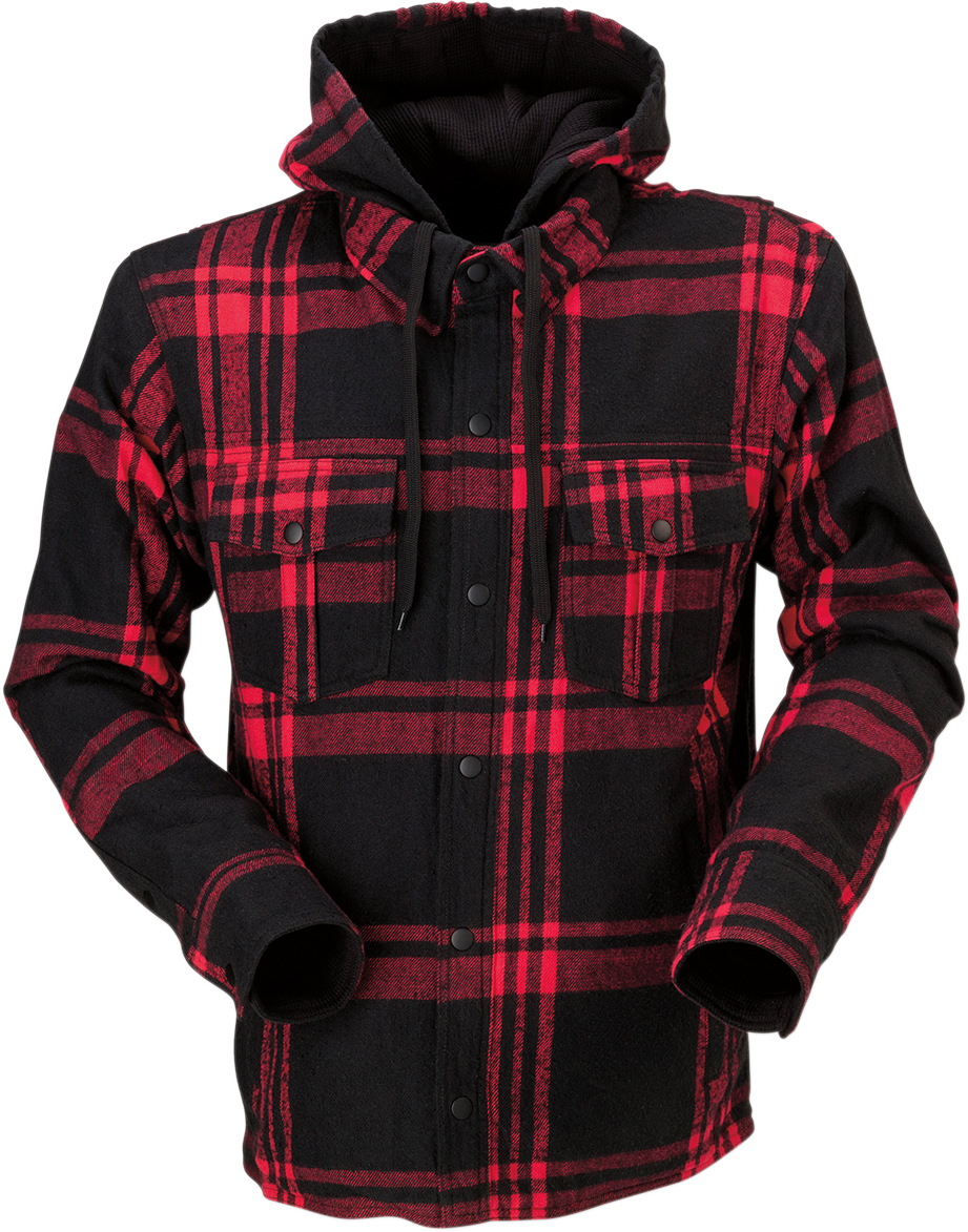 Z1R Timber Flannel Shirt - Red/Black - Large 2820-5335