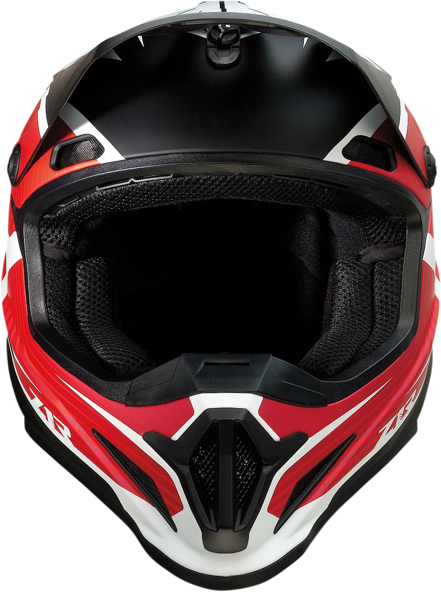 Z1R Rise Motorcycle Helmet - Flame - Red - Large 0110-7243